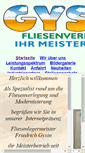 Mobile Screenshot of fliesen-gysin.de